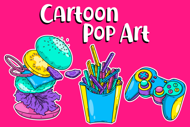 I will draw anything you want in my cartoon pop art style