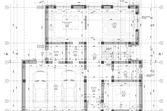 I will draw architectural 2d plans, facades and sections
