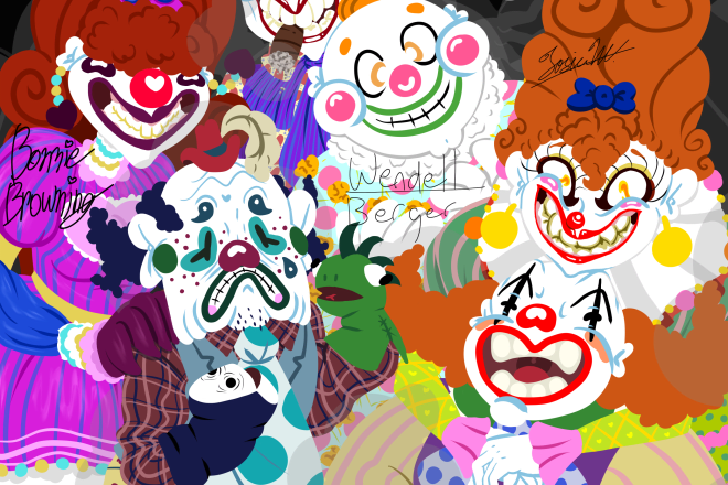 I will draw you a clown