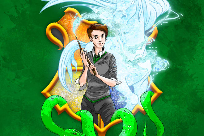 I will draw your character based on your pottermore profile