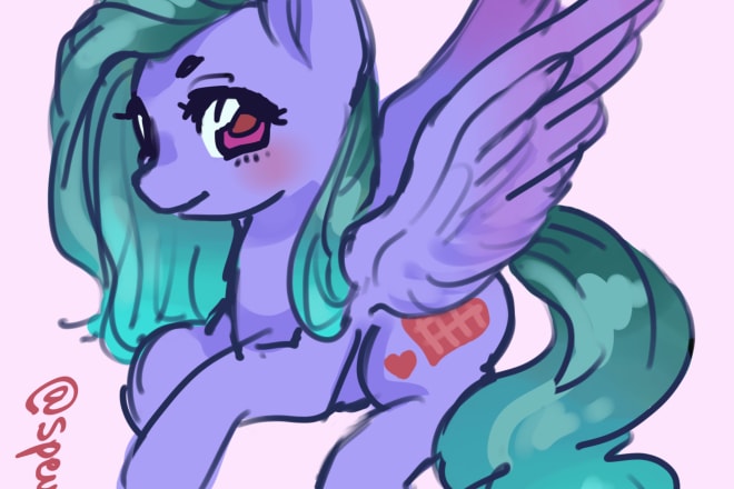 I will draw your pony oc or a pony of your choice
