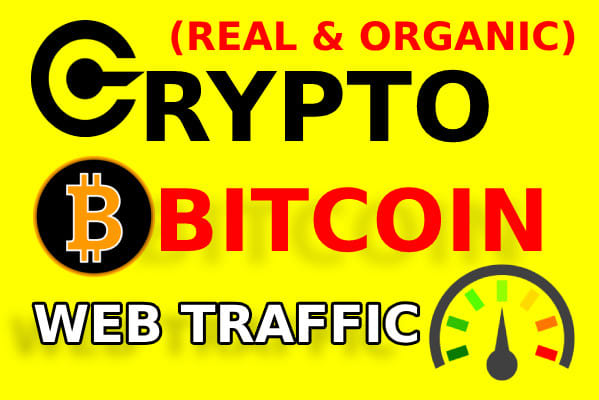 I will drive organic crypto traffic visitors