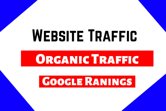 I will drive website traffic for google rankings