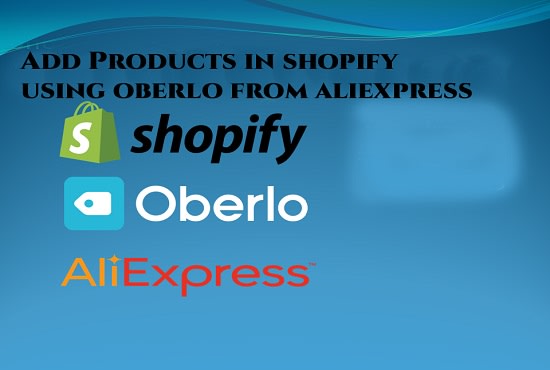 I will dropshipping product in shopify from oberlo,spocket,amazon,syncee,shapeways