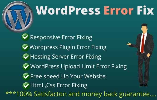 I will fix any kind of error on your website in 1 hours