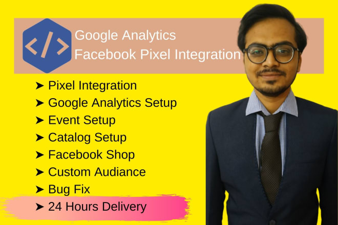 I will fix or setup facebook pixel catalog events shop custom audience dynamic ads