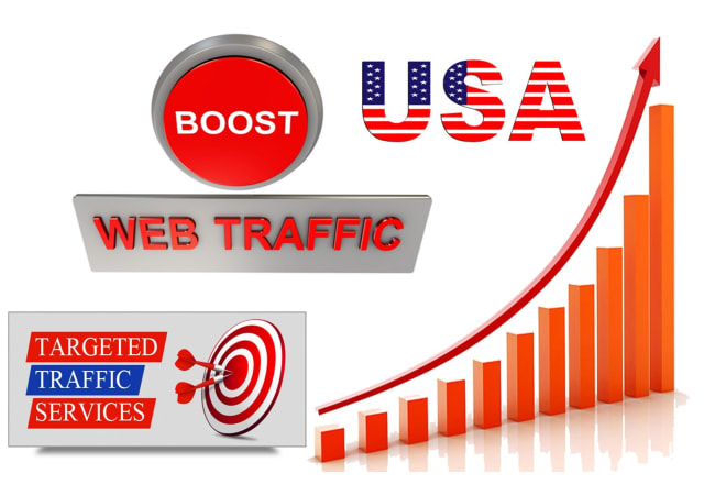 I will generate organic traffic USA visitors to your website