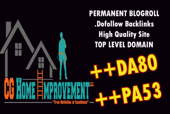 I will give you backlink da80x6 home improvement permanent blogroll