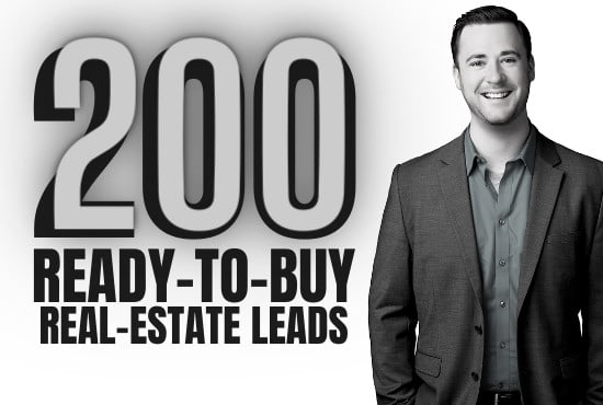 I will give you hot real estate leads looking to buy home
