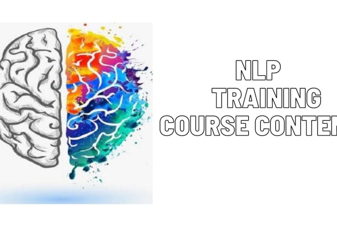 I will give you nlp neuro linguistic programming course