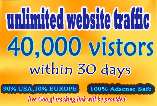 I will guarantee to bring 40k niche targeted,usa website traffic