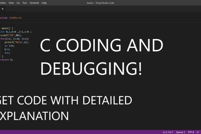 I will help you with c coding