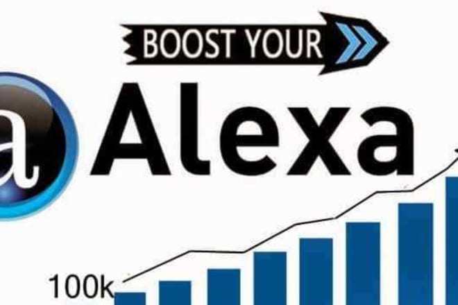 I will increase your alexa ranking and google with organic search traffic