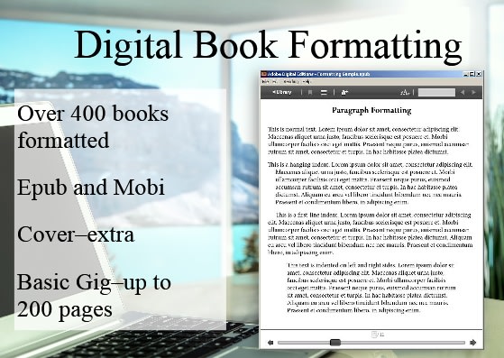 I will kindle mobi and nook epub formatting from word