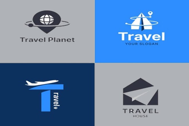 I will logo design travel agency company brand product channel restaurant food busines