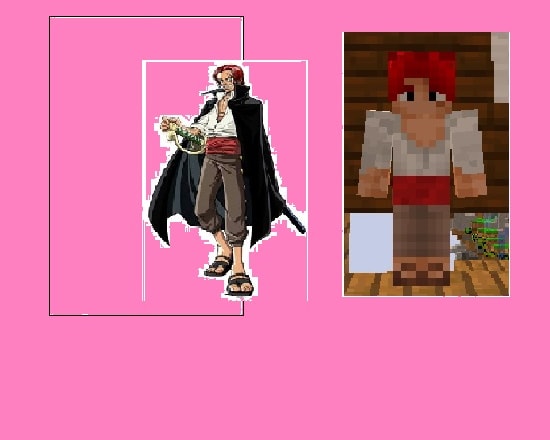 I will make a minecraft skin based on an anime character