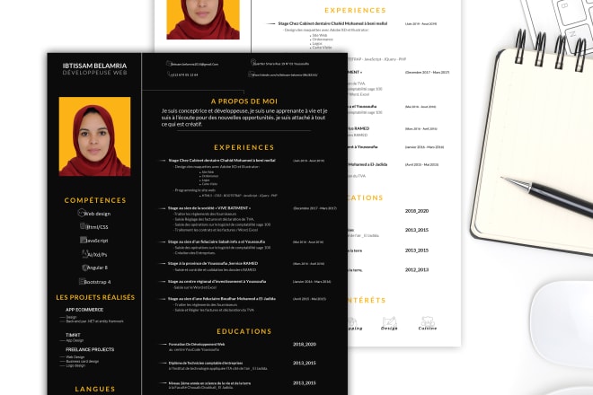 I will make a professional cv, resume and portfolio design