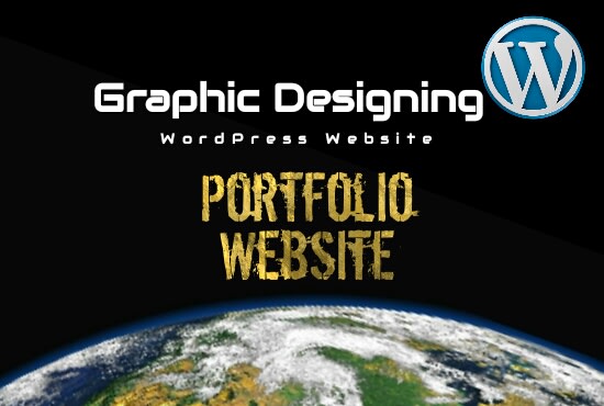 I will make professional awesome graphic designing portfolio website