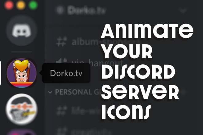 I will make you an animated discord server icon