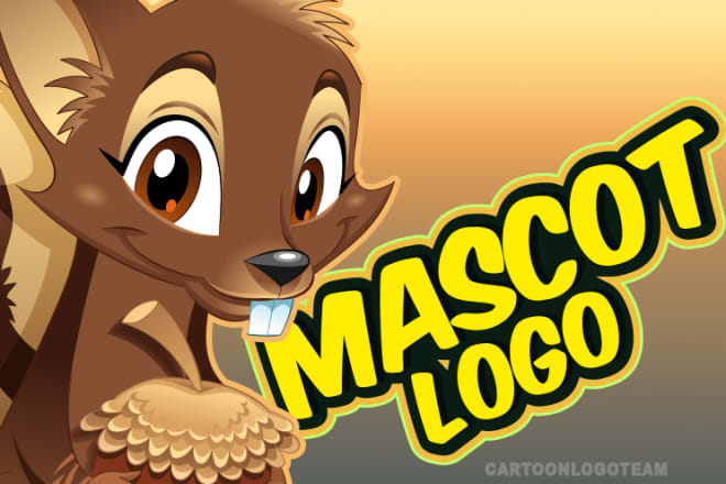 I will mascot logo design and cartoon mascot character