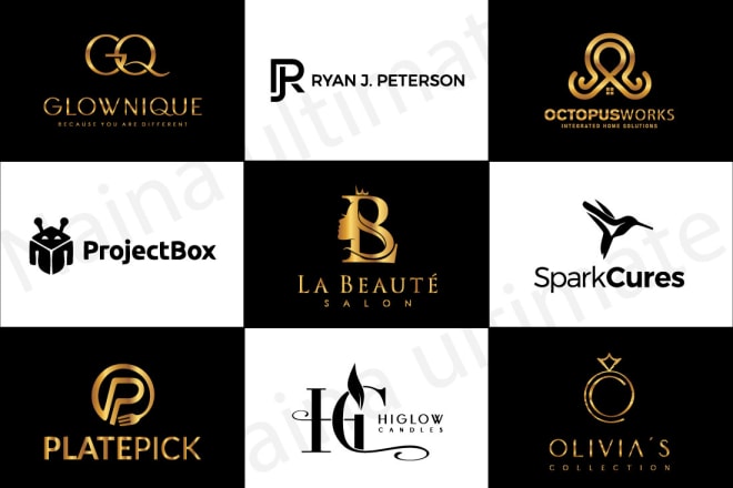I will minimalist vintage luxury real estate business logo design