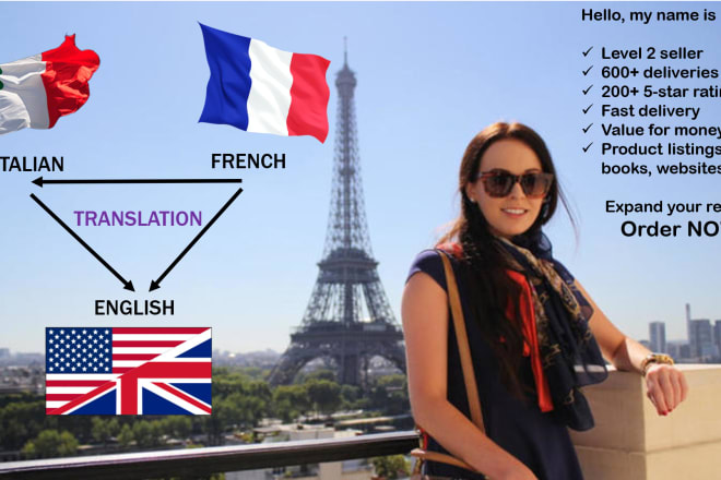 I will offer contextual french to english translation