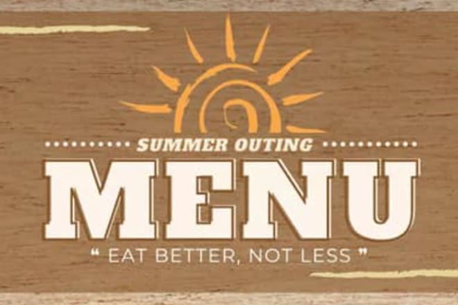 I will plan a healthy 3 part menu for your business outings