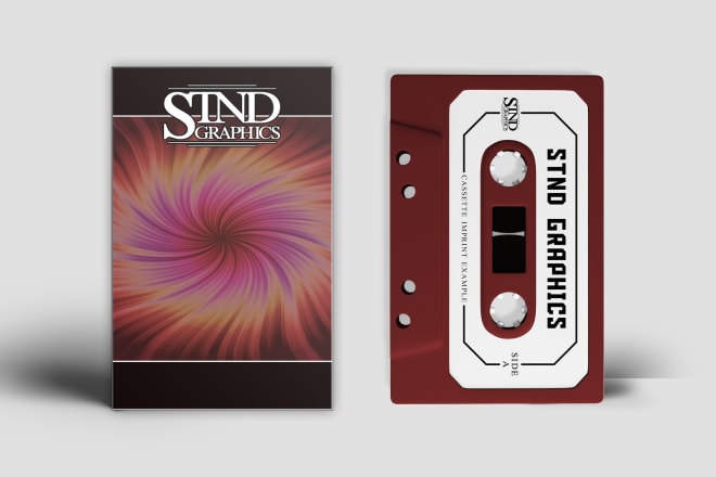 I will prepare cassette layouts for music albums