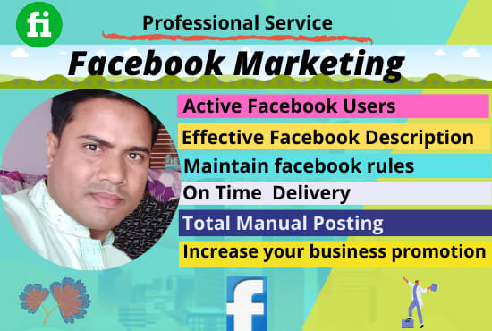 I will promote your business to a huge followers by facebook marketing