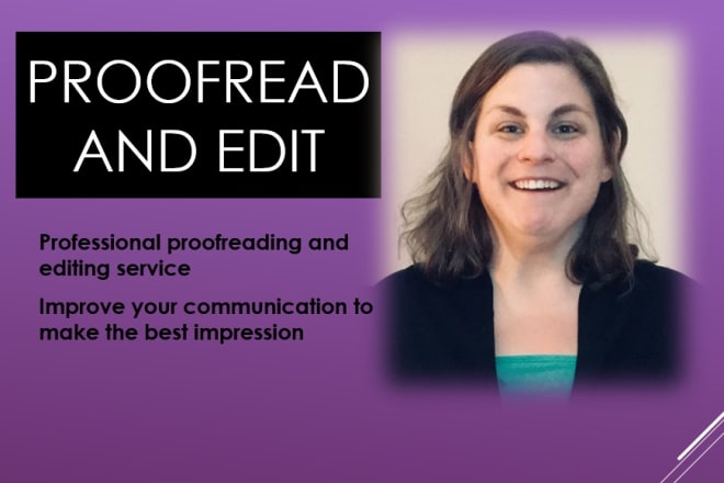 I will proofread and edit your business communications