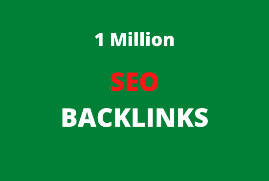 I will provide 1 million seo backlinks for google ranking