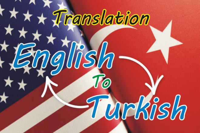 I will provide a english to turkish or turkish to english translation