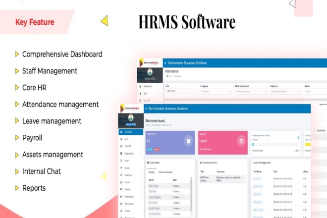 I will provide an hris, hrms, hrm system
