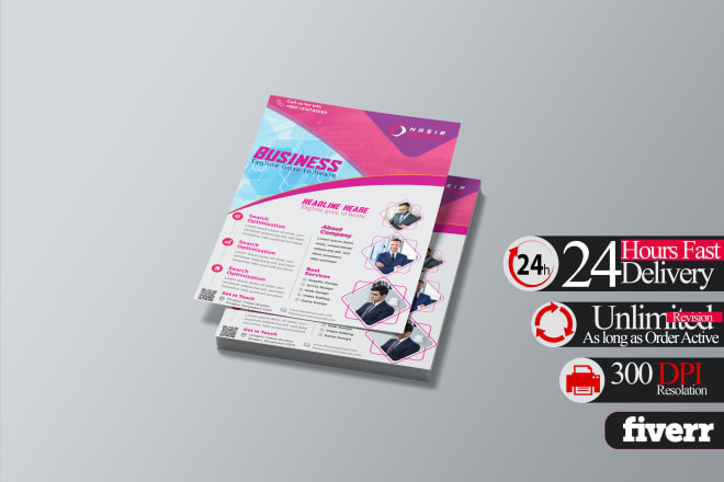 I will provide best corporate flyer and creative poster design templates
