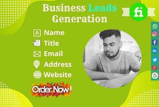 I will provide best highly targeted b2b business leads and email lists