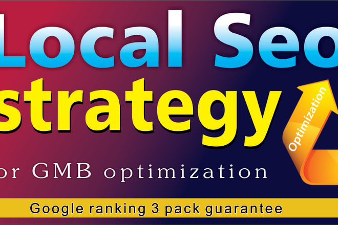 I will provide local SEO strategy for gmb optimization 1st page on google