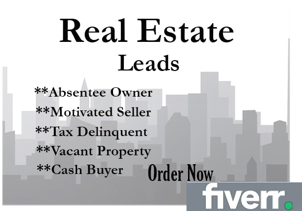 I will provide real estate leads
