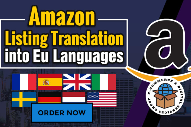 I will provide SEO translation of eu languages for amazon
