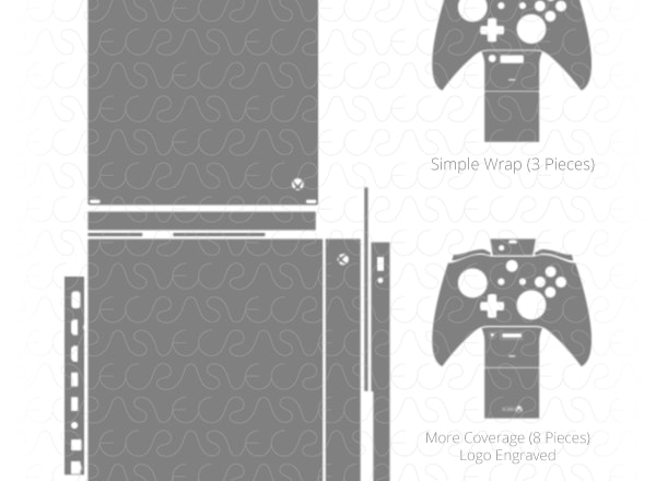 I will provide skin template cut file for all gaming consoles