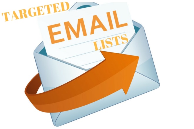 I will provide you targeted email list for email marketing