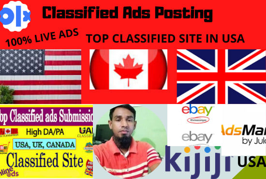 I will publish your ad on top classified site in USA manually