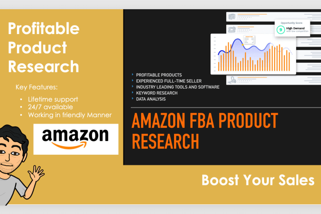 I will research amazon fba winning product for your business