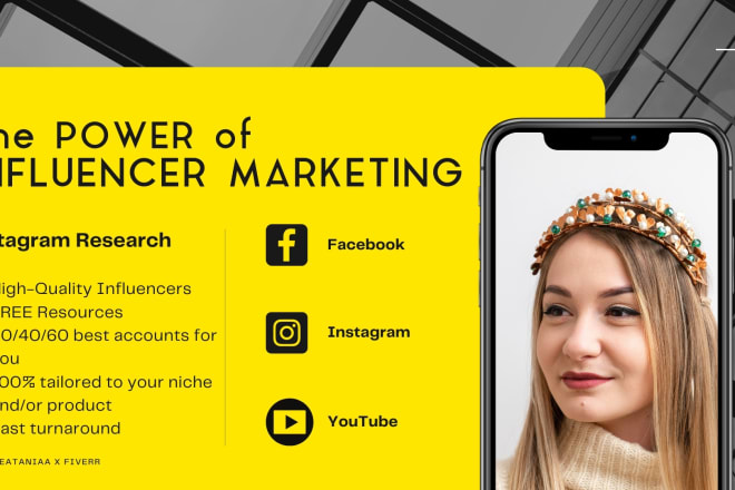 I will research influencers for your online business