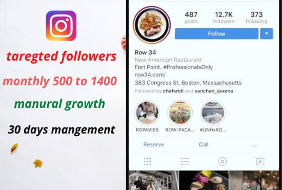 I will romote your instagram account and grow followers fast