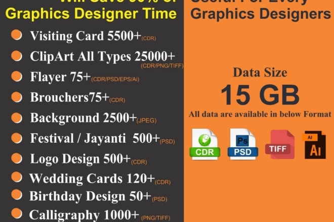 I will save time of graphics designer