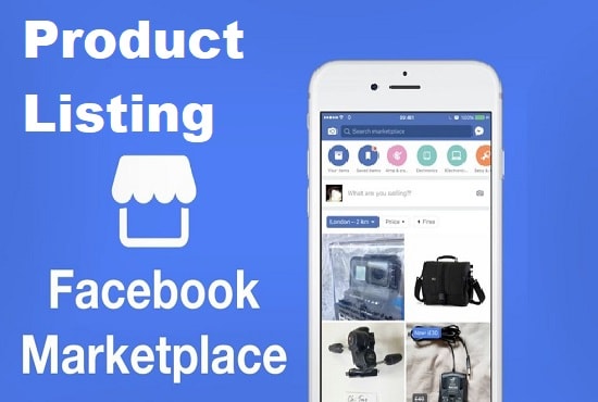 I will sell your products on facebook marketplace