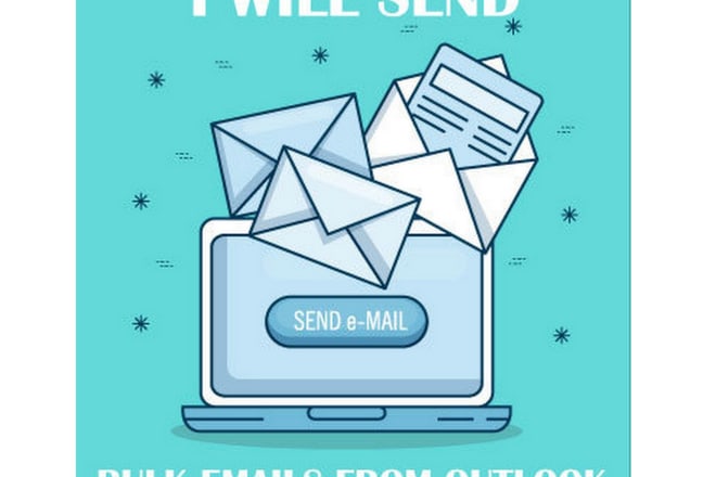 I will send customize bulk emails on outlook