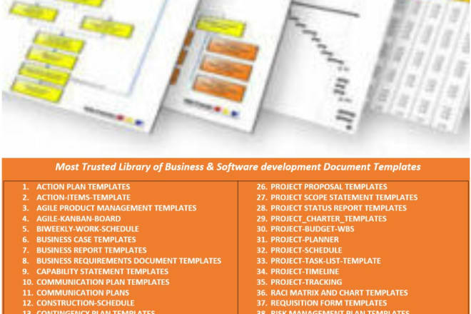 I will send most trusted library of business i software development document templates