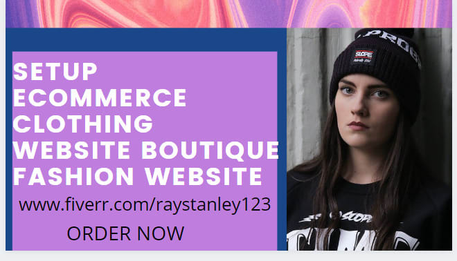 I will setup ecommerce clothing website boutique fashion website