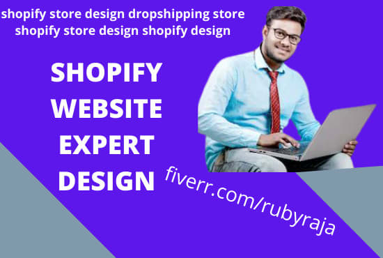 I will shopify website design shopify store design dropshiping store